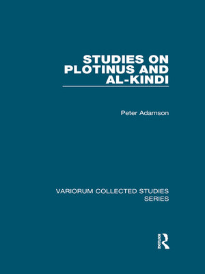 cover image of Studies on Plotinus and al-Kindi